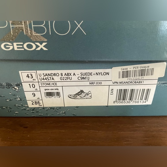 New Geox Sandro Amphibiox Men Fashion Sneaker US Size 10 - Picture 8 of 11